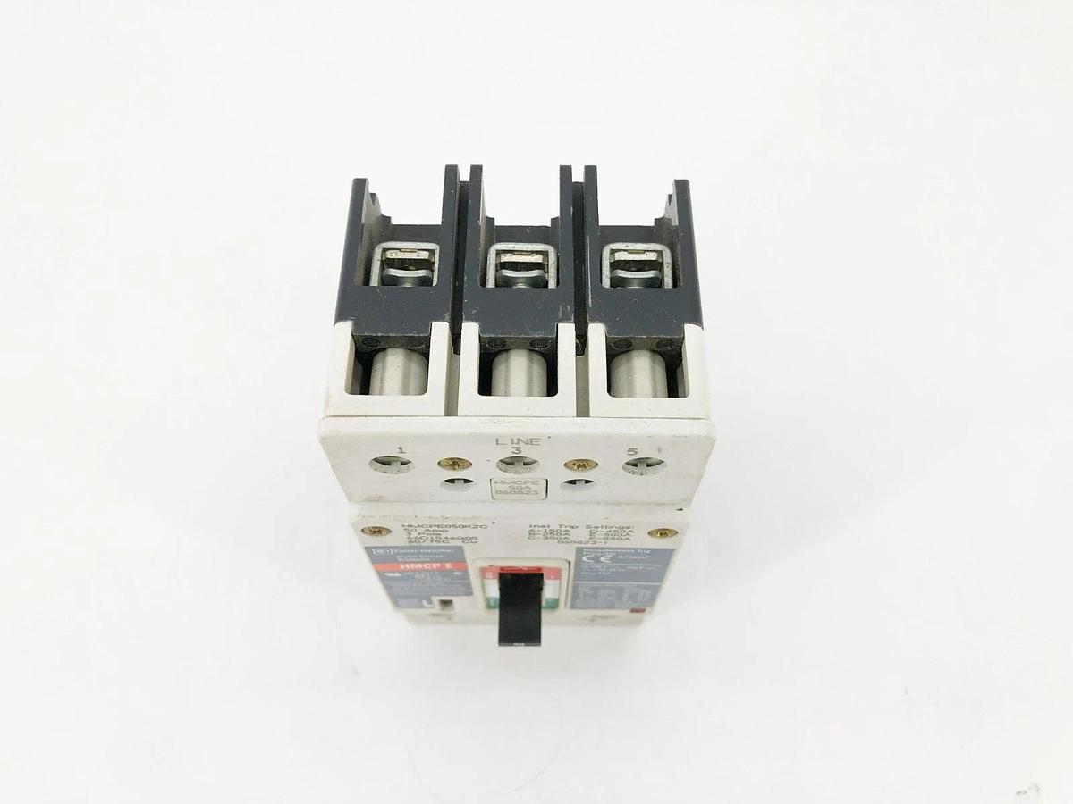 Used Cutler Hammer HMCPE050K2C Motor Circuit Protector Breaker 3P 50 480V