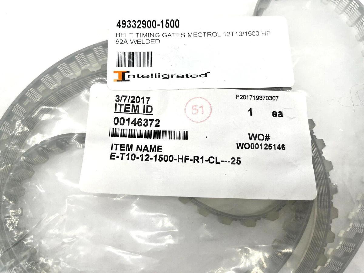 Gates Mectrol 12T10/1500 TPU Timing Belt HF 92A Intelligrated 49332900-1500