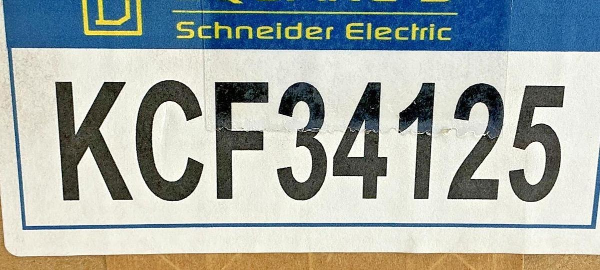 New Square D KCF34125 Circuit Breaker 3-Pole 125A 480V 50/60HZ