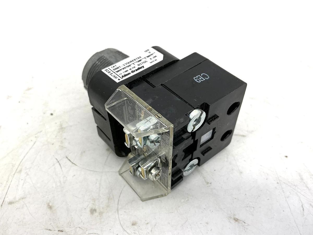 New Allen Bradley 800T-2JGH4KB7AX Ser V Selector Switch Green LED No Cap -No Box