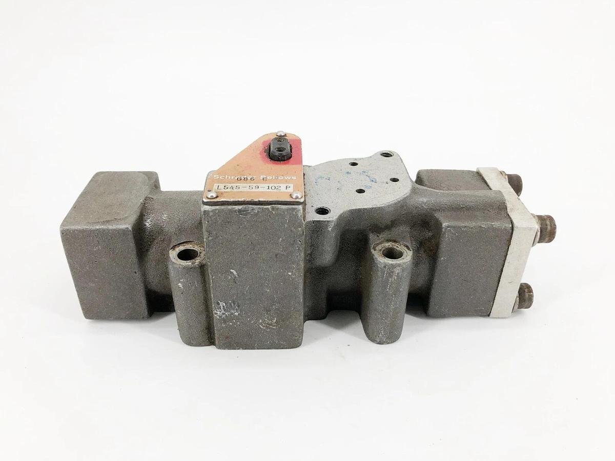 Used Schrader Bellows L545-59-102 P Solenoid Valve - No Pilot Valve