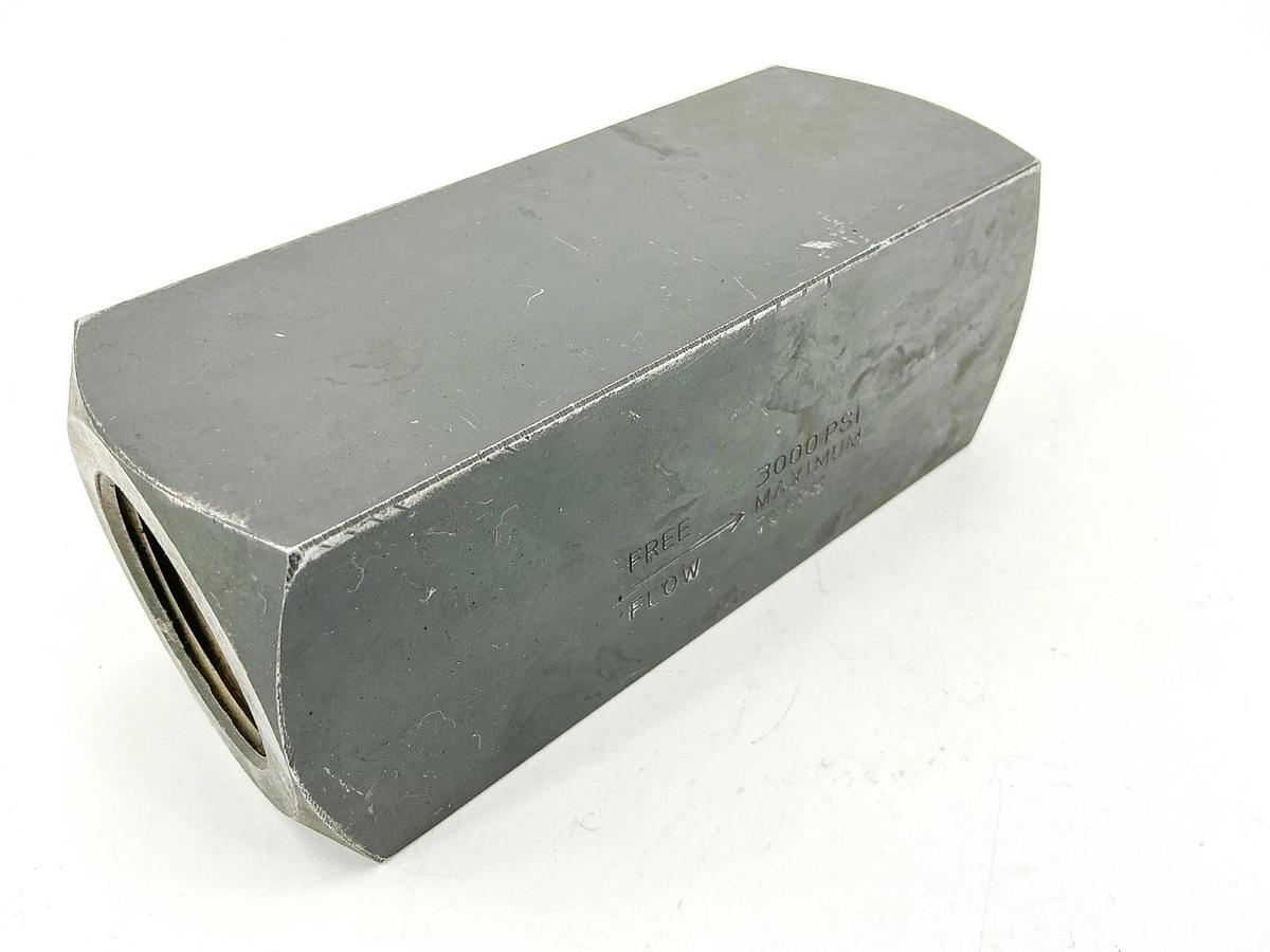Used Parker C2000S Hydraulic Check Valve 3000PSI 70GPM C2000S-10G$