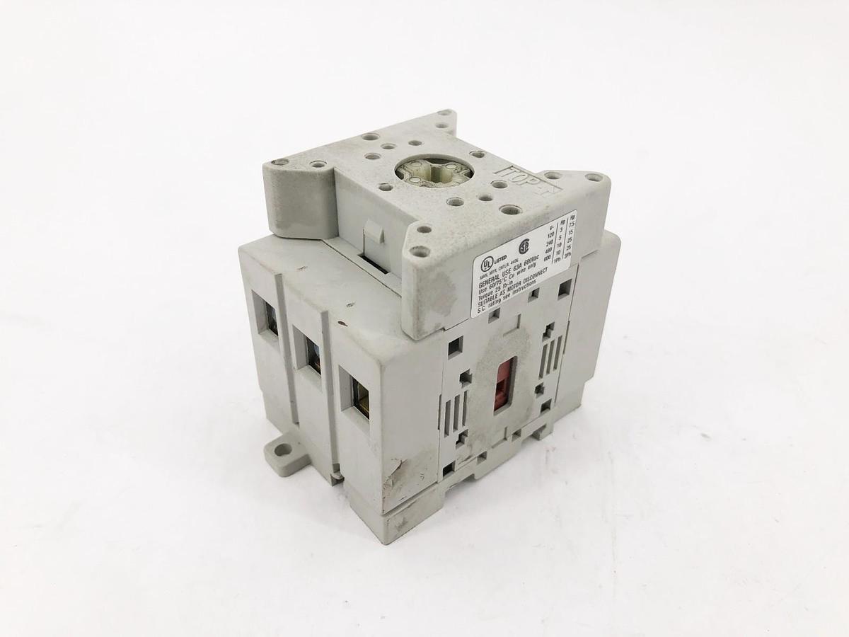 Used Allen Bradley 194E-E63-1753 Ser. B Load Switch 63A 600VAC - Missing Actuator