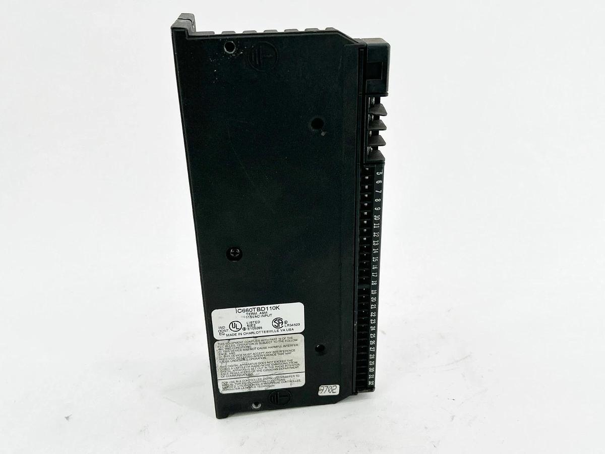 Used GE Fanuc IC660TBD110K Terminal Assembly Module 115V