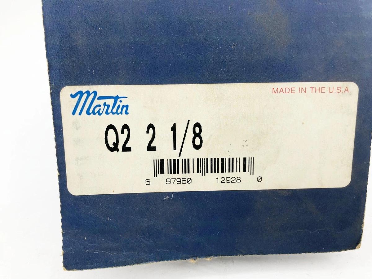New Martin Q2 2-1/8 Split Taper Bushing 2-1/8" Keyed Bore