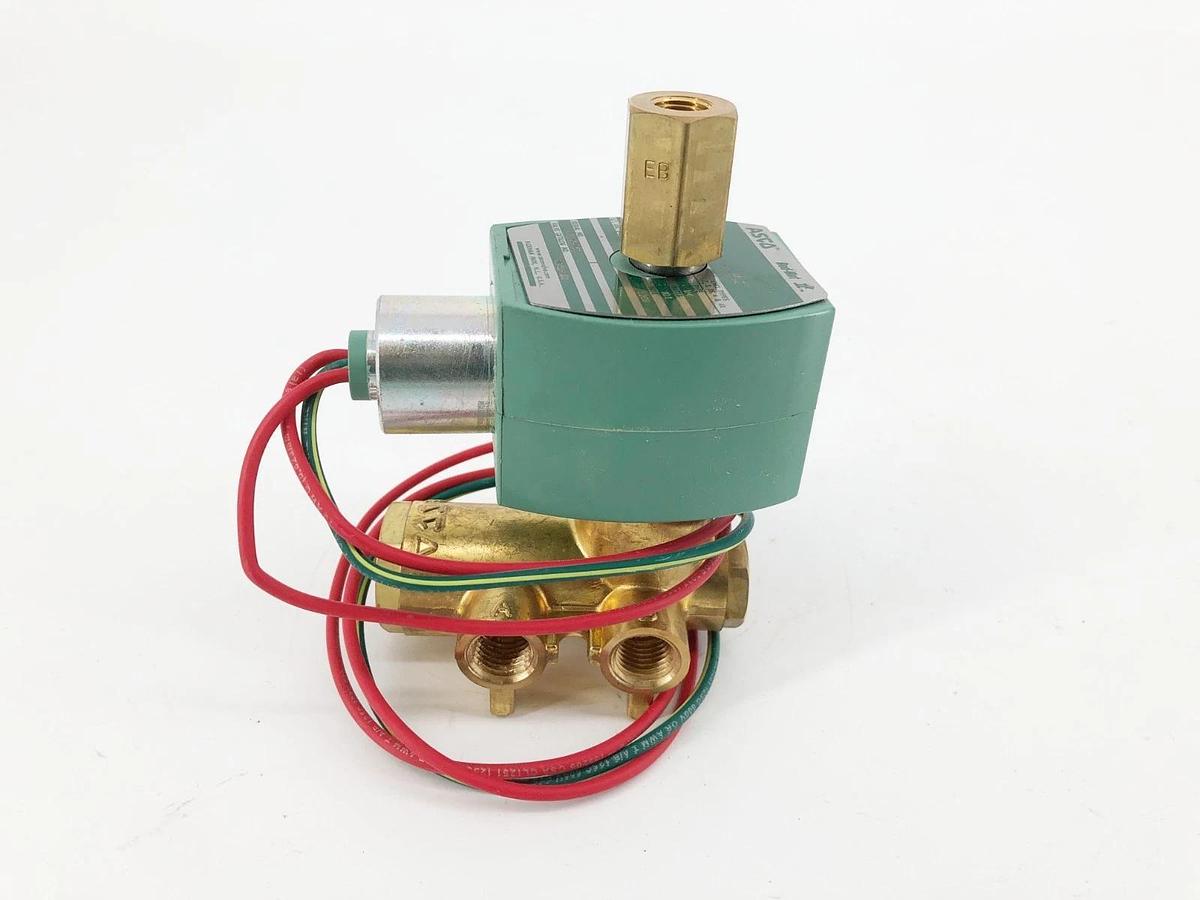 New Asco 8345H003 Solenoid Valve 110/120V 10-150psi 1/4" NPT