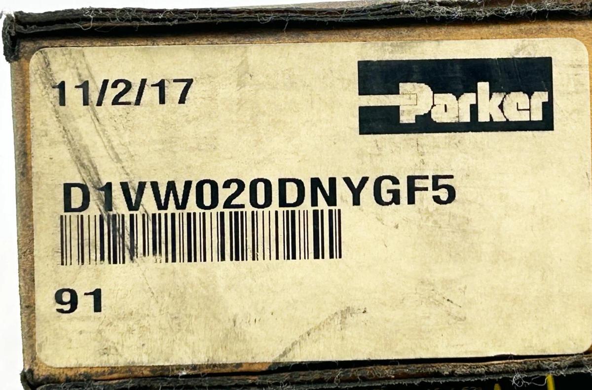New Parker D1VW020DNYGF5-91 Hydraulic Solenoid Valve 120V .52A 5000PSI