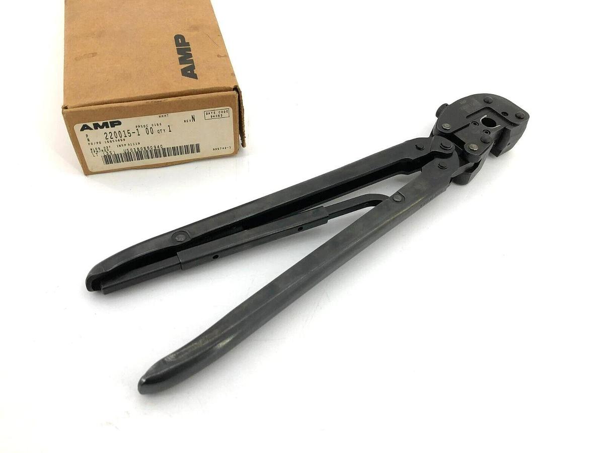 New AMP 220015-1 Rev. N Portable Hand Crimping Tool for Coaxial Connectors