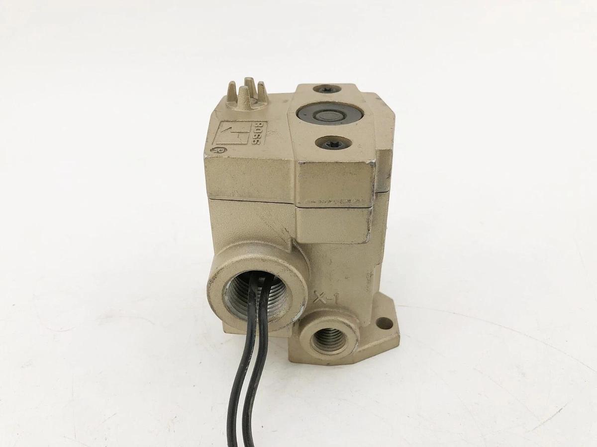 Used Ross Controls 1613B2020Z Inline Solenoid Poppet Valve