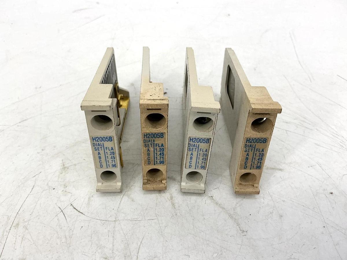 Used Lot of 4 Eaton Cutler-Hammer H2005B Ser Freedom Heater Pack 1.20-1.96A H2005B-3