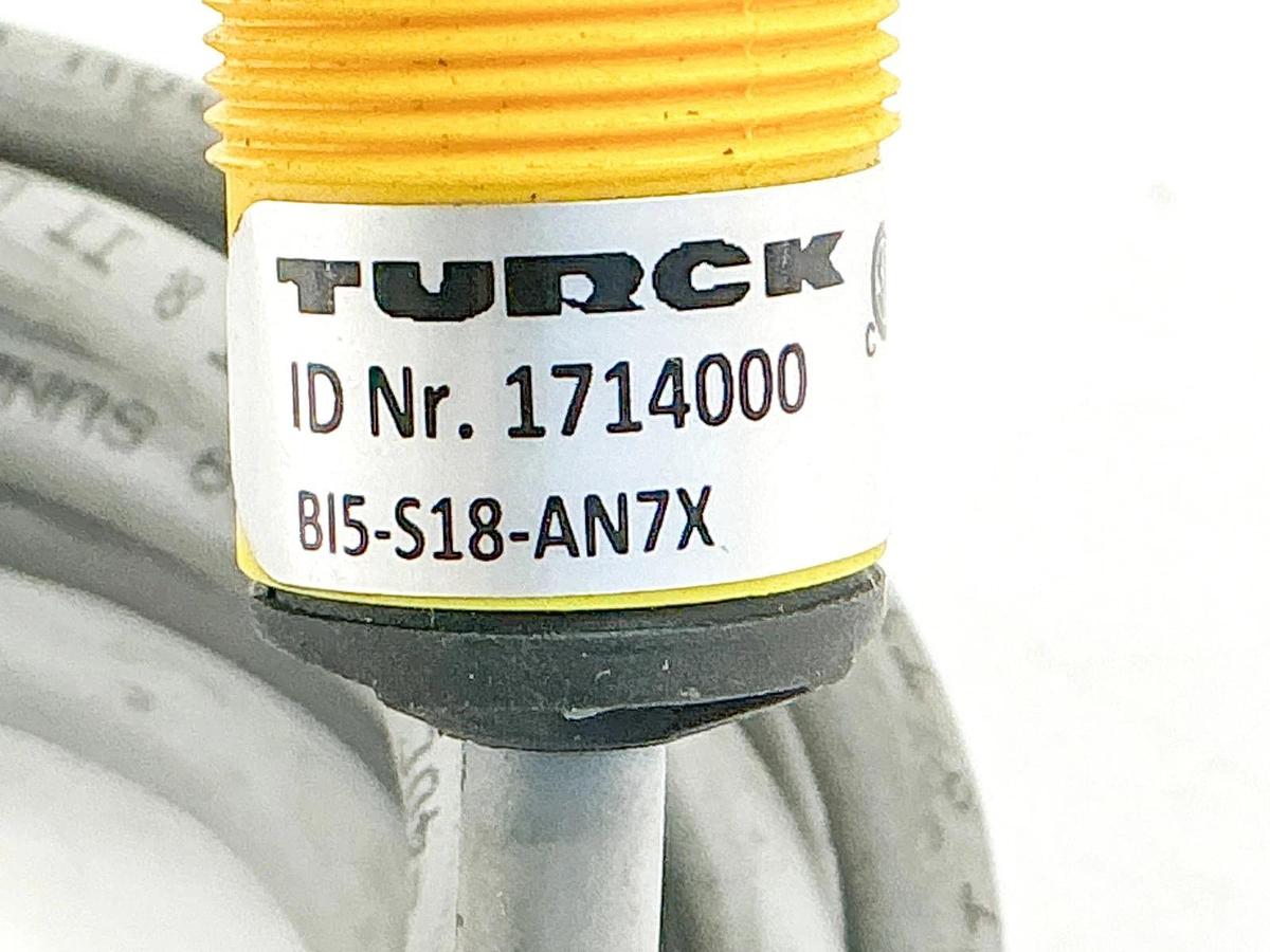 New Turck BI5-S18-AN7X Inductive Sensor 10-30VDC 150mA 1714000 - No Box