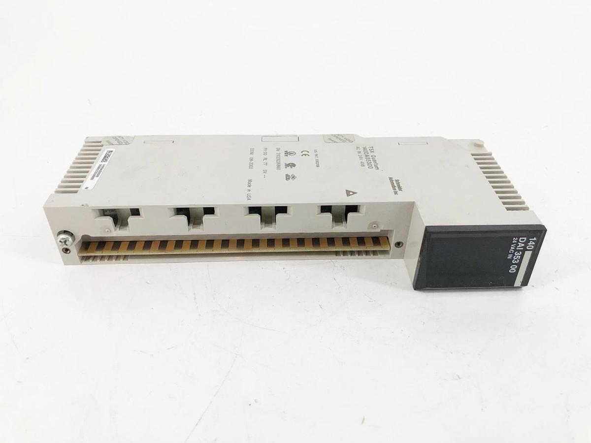 Used Schneider Automation 140DAI35300 TSX Quantum Discrete Input Module AC IN 24V 4X8