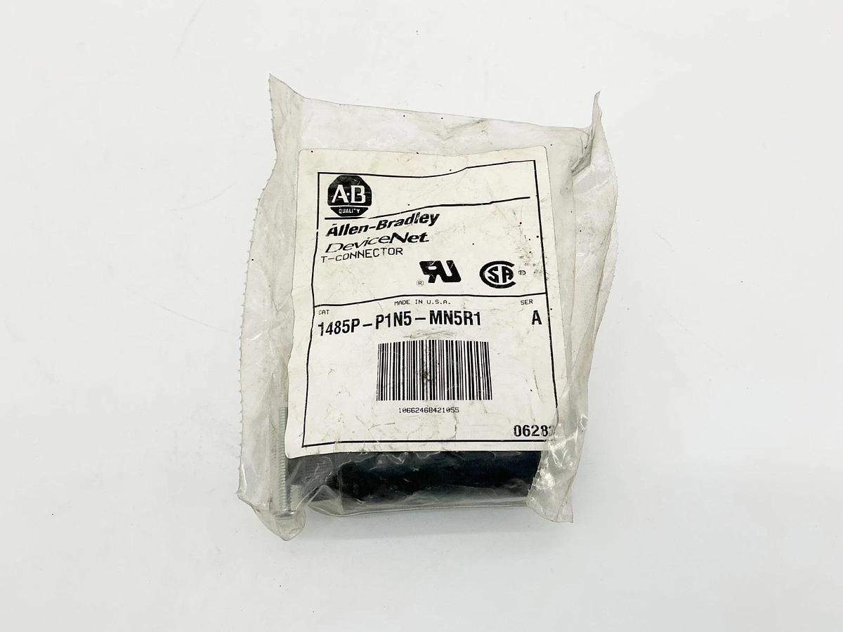 New Lot of 2 Allen Bradley 1485P-P1N5-MN5R1 T-Connector 5Pin Ser. A
