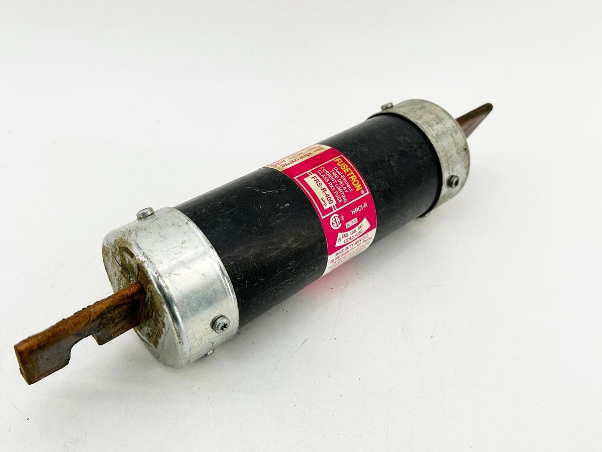 Used Bussmann FRS-R-400 Dual Element Time Delay Fuse 400A 600V Class RK5