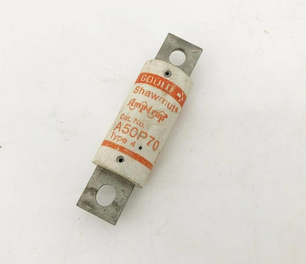 Lot of 5 New Gould Shawmut A50P70 Fuses 70A 500V Type 4 Form 101