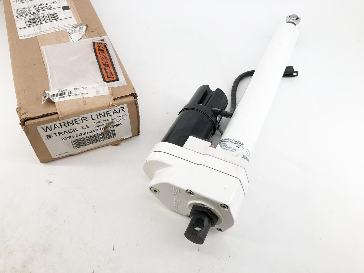 New Warner Linear K2P1.0G20-24V-BR-14MM Linear Actuator