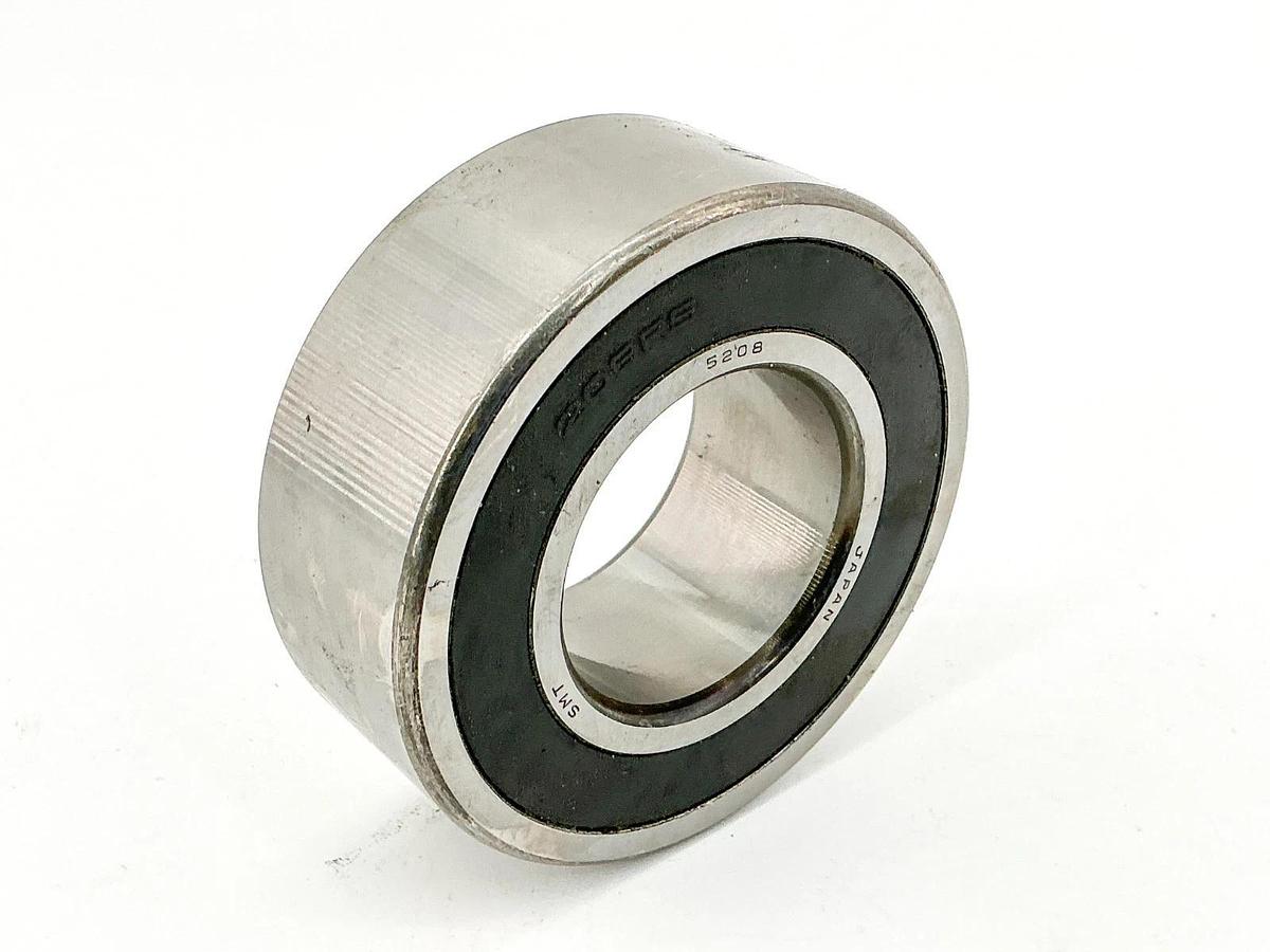 New SMT 5208-2RS Double Row Rubber Seal Bearing 40MM Bore - No Box