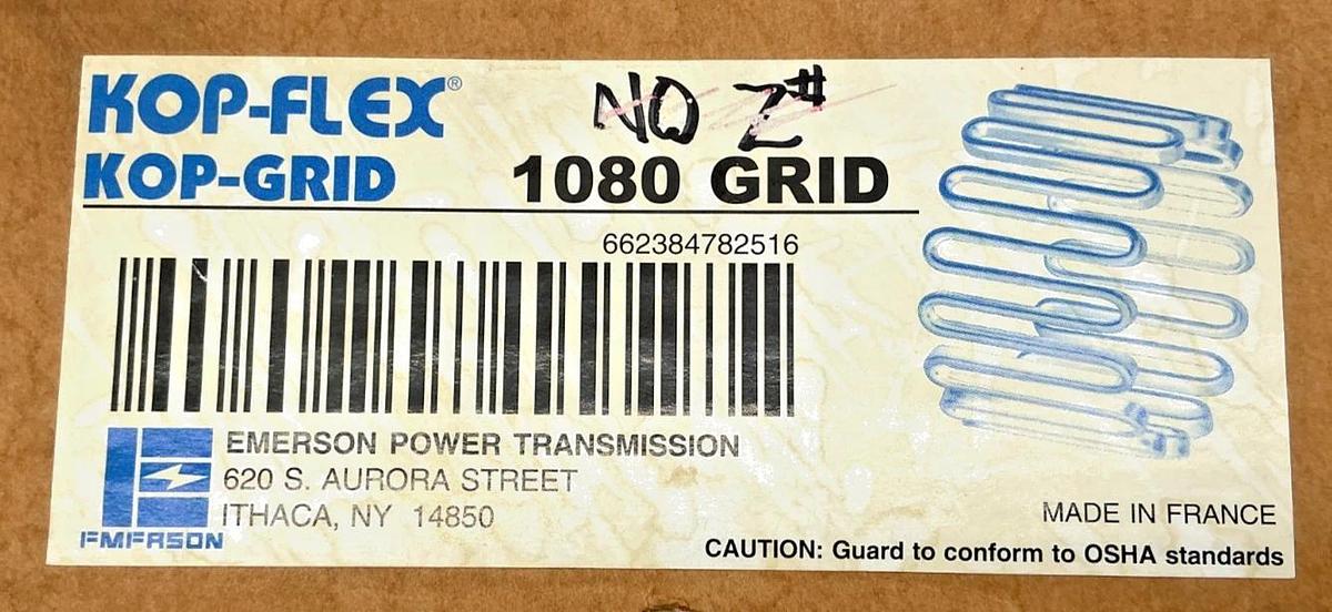 New Emerson Kop-Flex 1080-GRID KOP-GRID Tapered Coupling Grid 1080 GRID