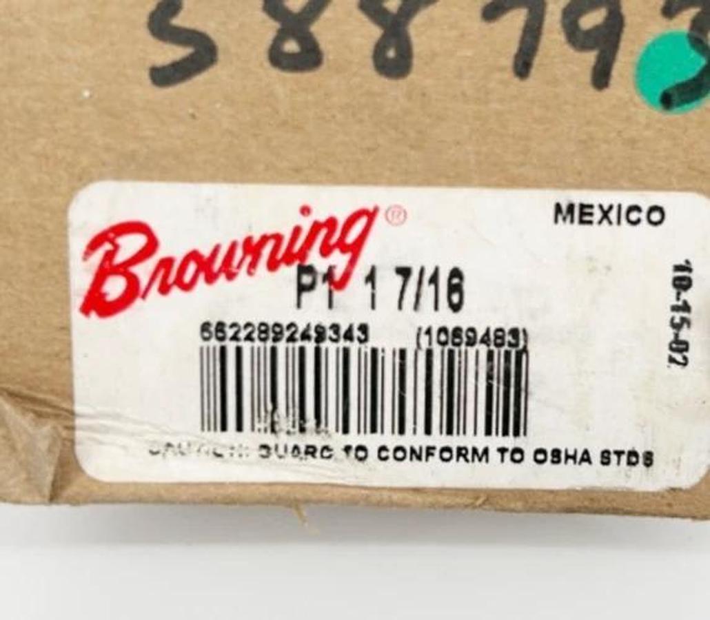 Lot of 3 New Browning P1 1-7/16 Split Taper Bushings 1069483 - No Hardware
