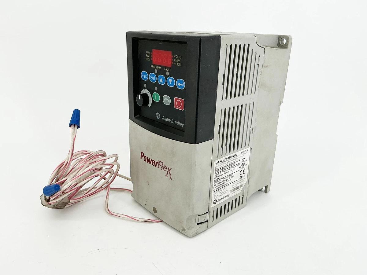Used Allen Bradley 22A-A6P8N113 AC Drive W/ Adjustable Frequency 240V 2.0HP 14.2A Ser
