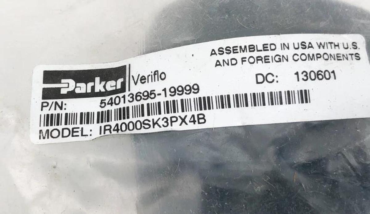 New Parker IR4000SK3PX4B Veriflo Pressure Regulator 0-10psig 54013695-19999