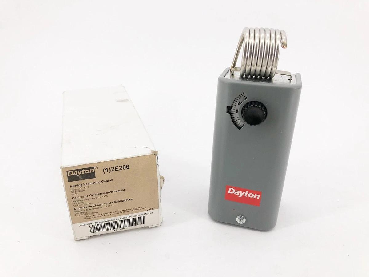 New Dayton 2E206 Heating-Ventilating Control 120/240VAC
