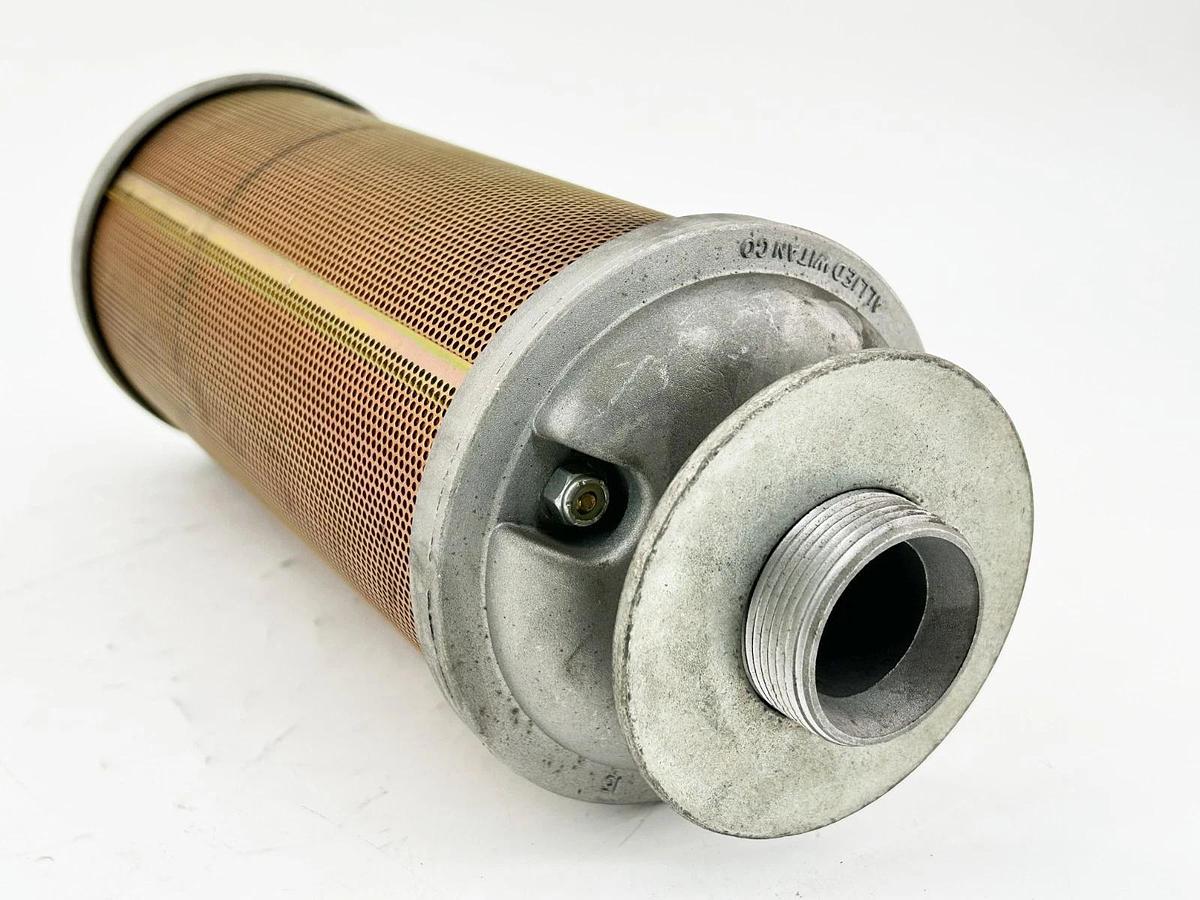 New Alwitco Automuffler Model 15 0112015 1-1/2" NPT Single Chamber Muffler
