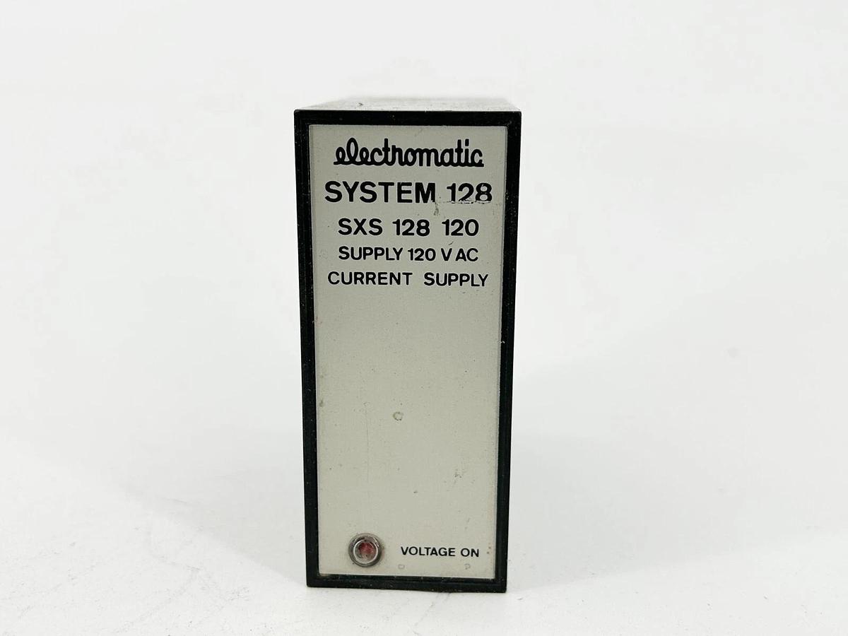 Used Electromatic SXS 128 120 Current Supply Relay 120VAC 11Pin