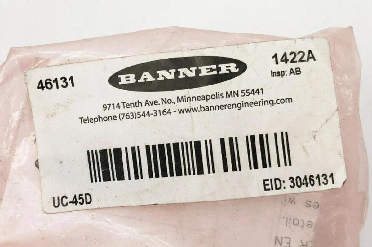 New Banner Engineering UC-45D Replacement Lens Assembly 46131