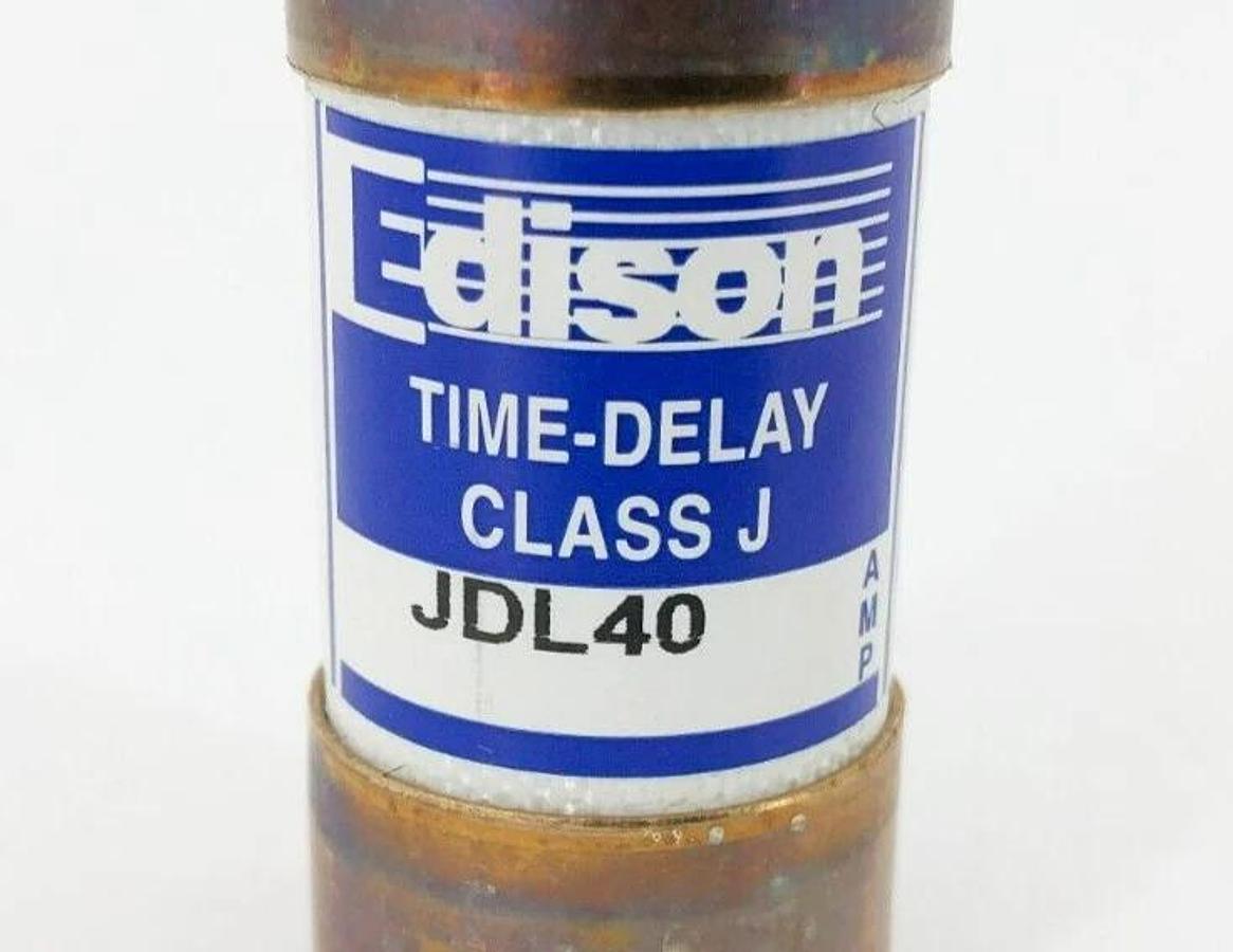New Edison JDL40 Time Delay Fuses 40A 600VAC Class J
