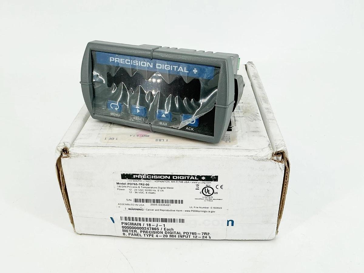 New Precision Digital PD765-7R2-00 Process & Temperature Digital Panel 24V