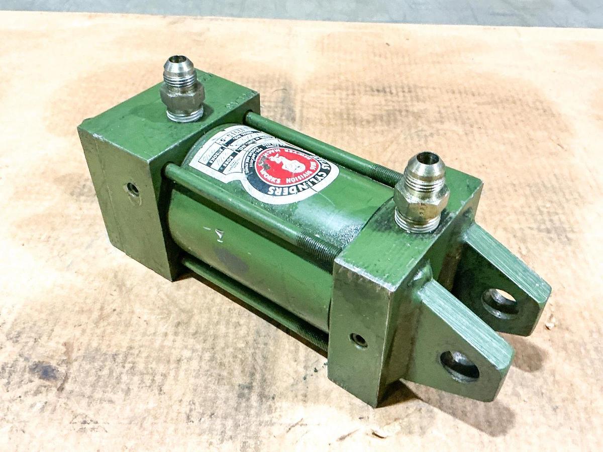 Used Atlas Cylinders A-PB-2 Pneumatic Cylinder 3-1/4” Bore 3-1/2” Stroke