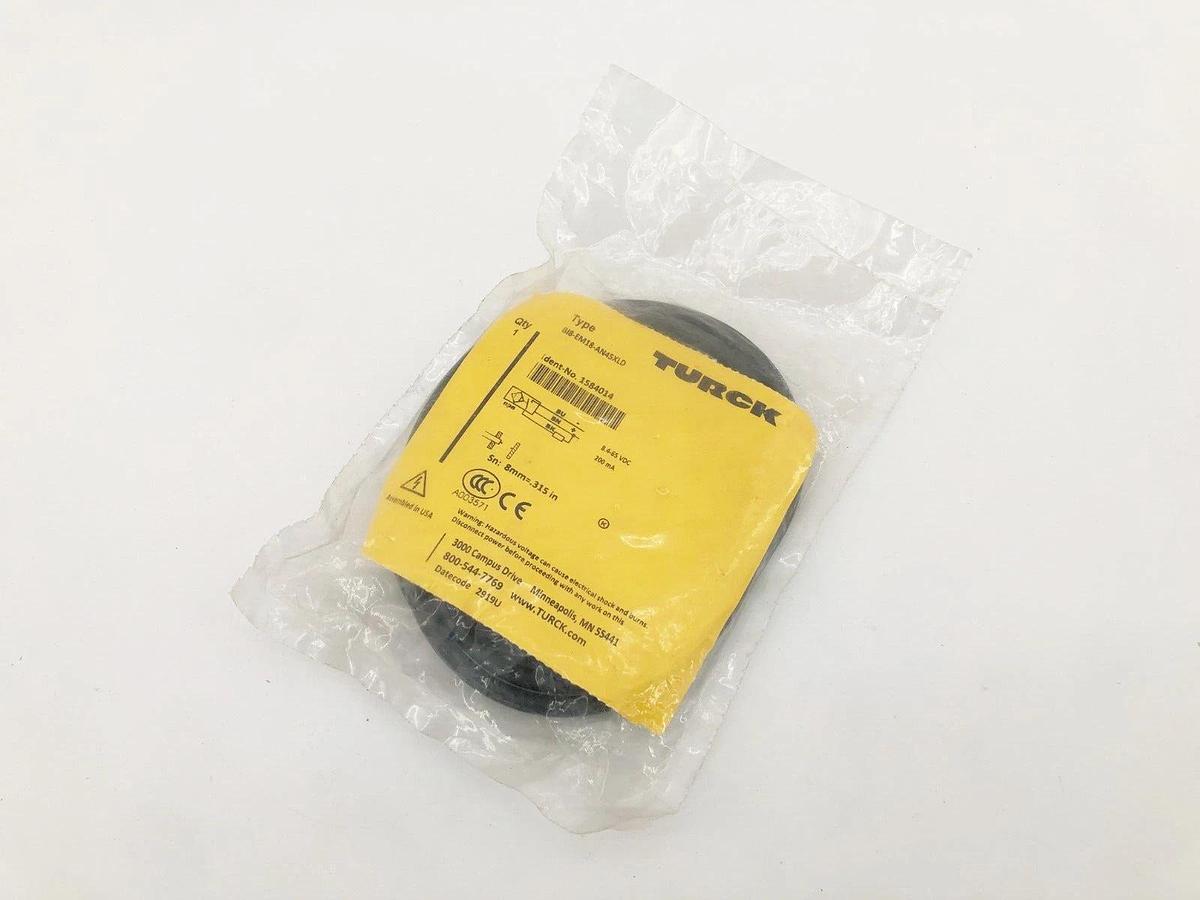 New Turck BI8-EM18-AN45XLD Inductive Proximity Sensor 1584014