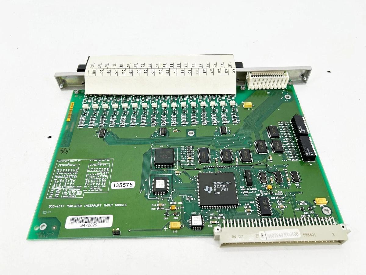 Used Siemens 505-4317 PLC Module Interrupt 16 Point 10-30VDC