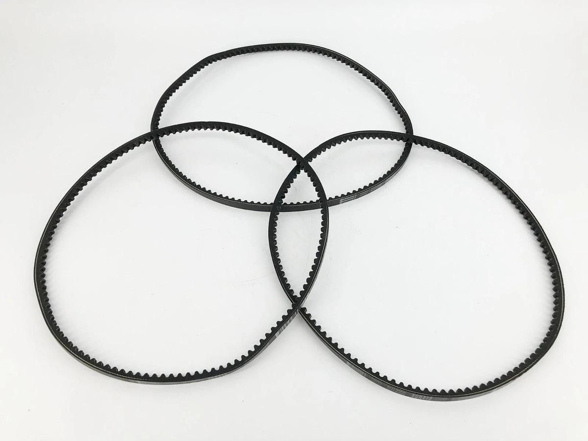 Lot of 3 New Continental 3VX375 HY-T Wedge Cogged V-Belts - No Box