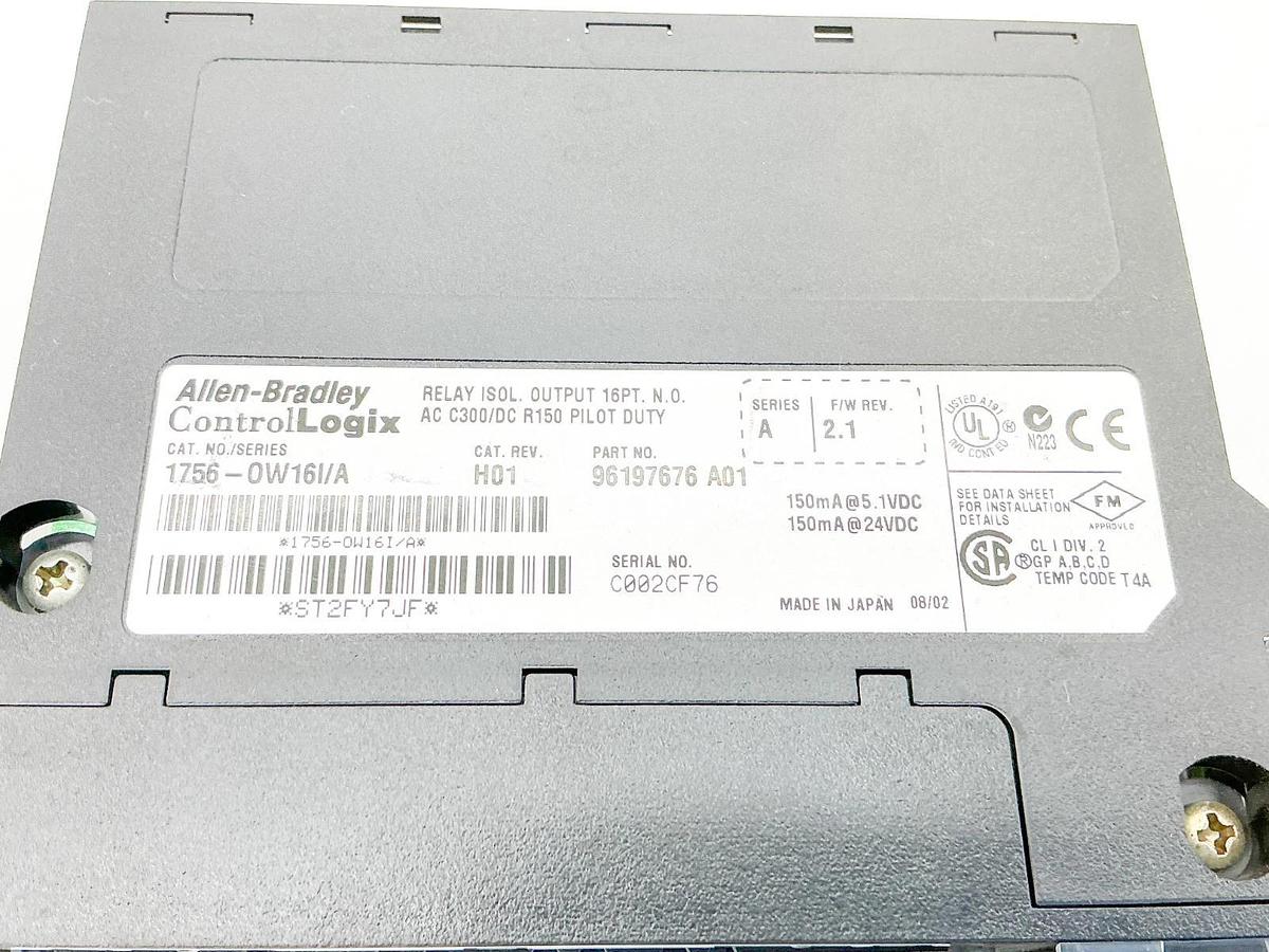 New Allen Bradley 1756-OW16I Ser. A Relay ISOL Module 16PT 24VDC - No Box