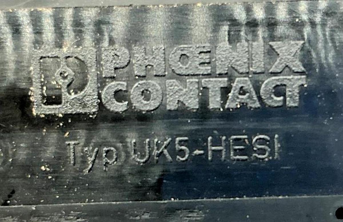 Lot of 6 New Phoenix Contact UK5-HESI Terminal Block 6.3A 15-30V