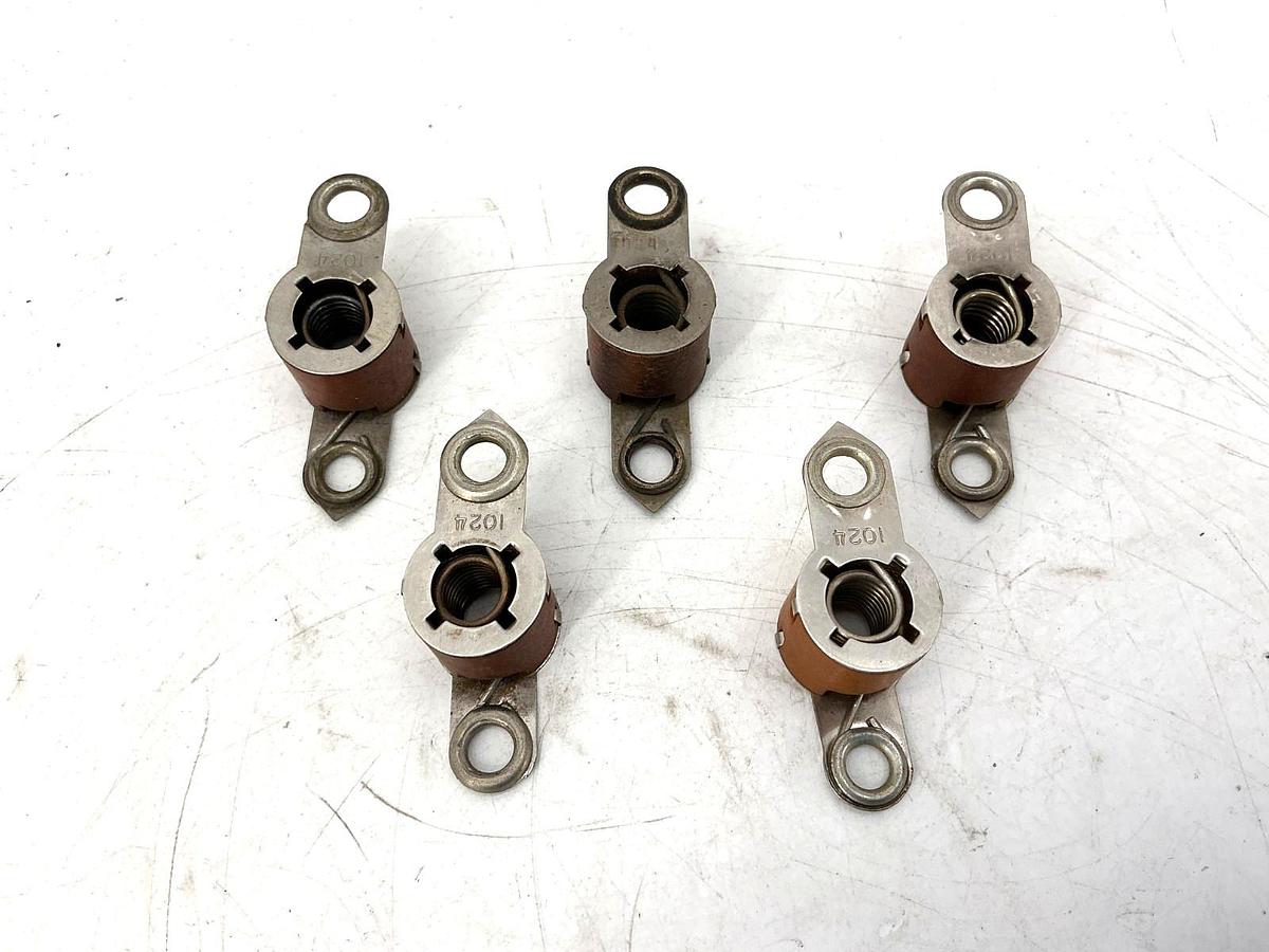 Used Lot of 5 Cutler-Hammer H1024 Thermal Overload Relay Heater Element 1024