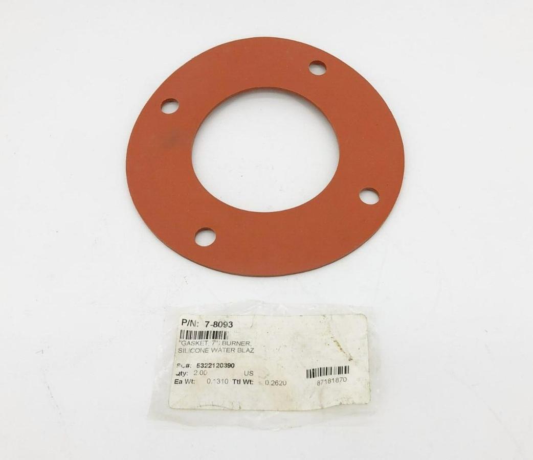 New 7-8093 Gasket 7" Burner Silicone Water Blaze 87181870