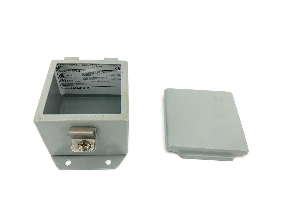 New Hammond HJ443LP Enclosure NEMA/EEMAC 4, 4 x 4 x 3in (Missing Chain)