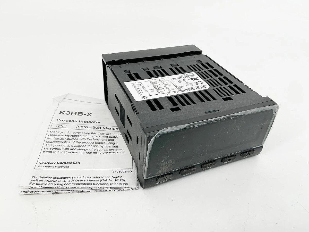 New Omron K3HB-XAD Digital Panel Meter 24VAC/DC 50/60Hz 11VA 7W