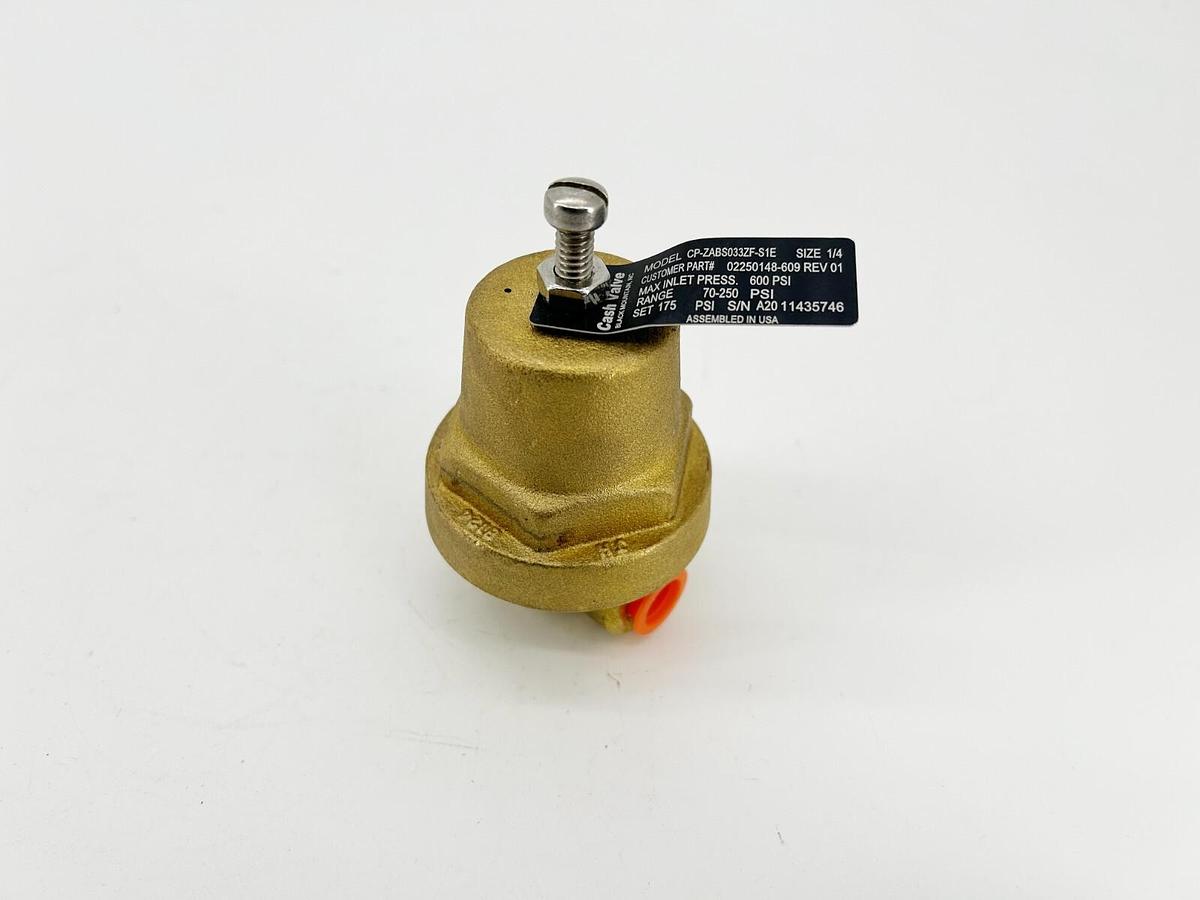 New Sullair 02250148-609 Pressure Regulator 1/4" NPT 250PSI W/O Box