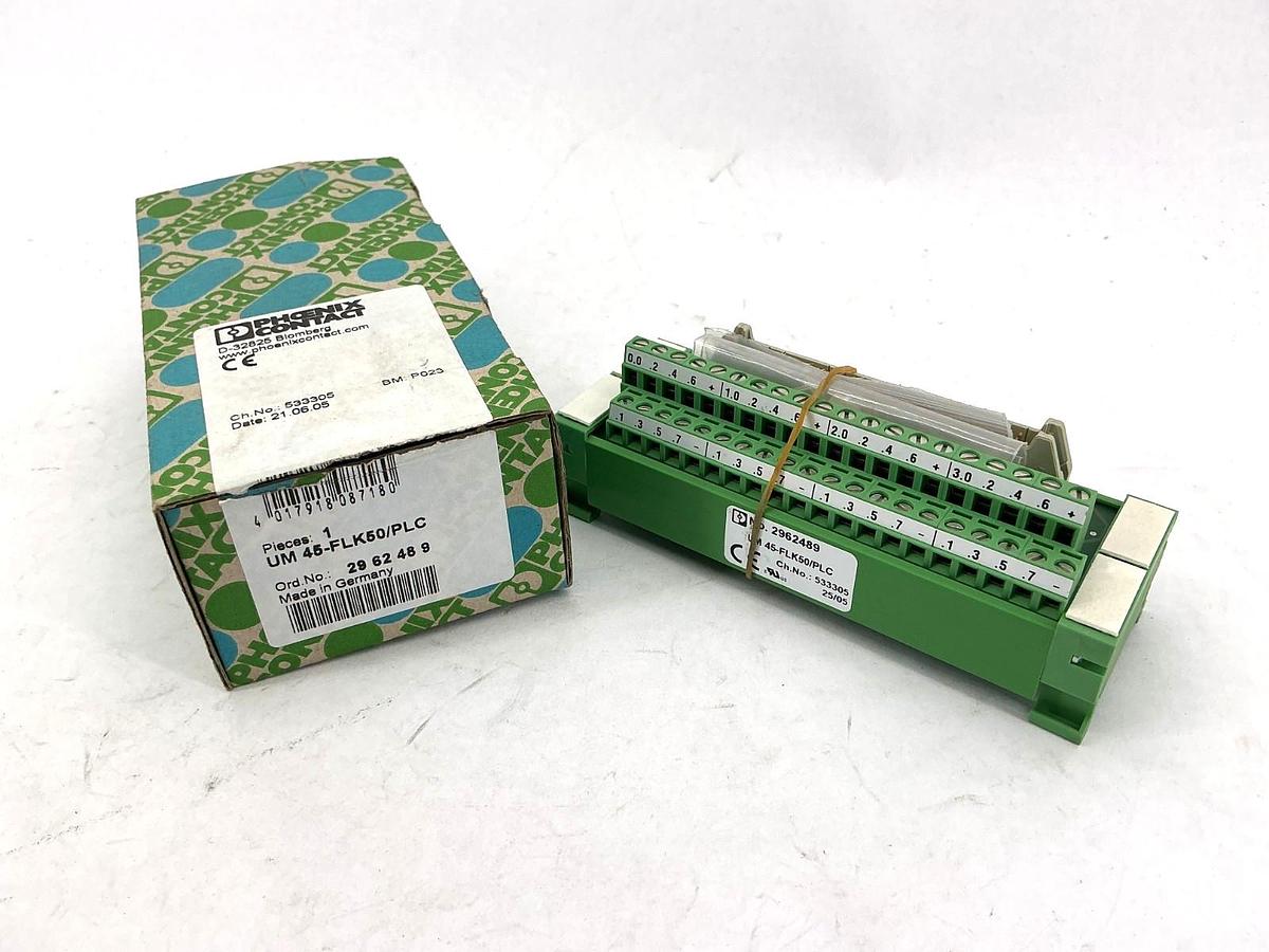 New Phoenix Contact UM-45-FLK50/PLC Interface Module 2962489