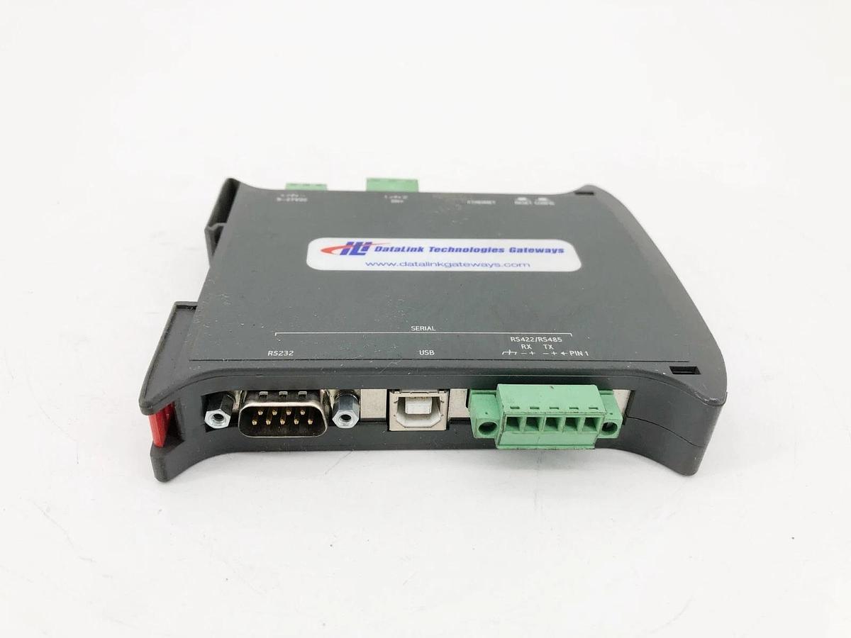 Used Datalink Technologies GW1000-DHP1 Gateway DH+ To Serial Converter 9/27VDC
