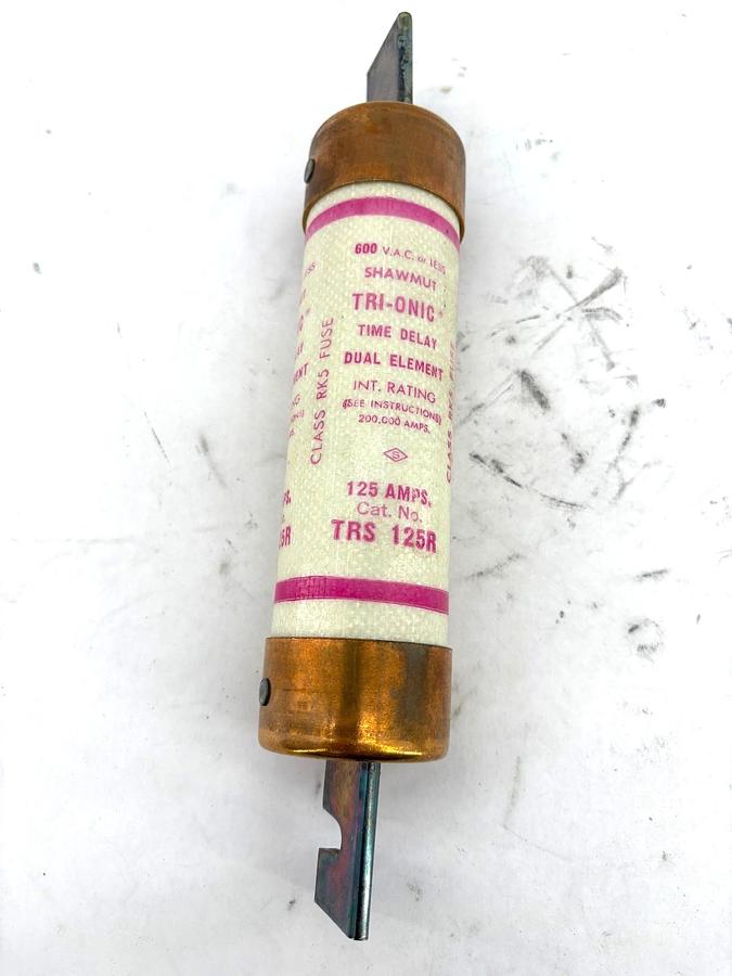 New Shawmut TRS125R Class RK5 Fuse 125A 600V - No Box