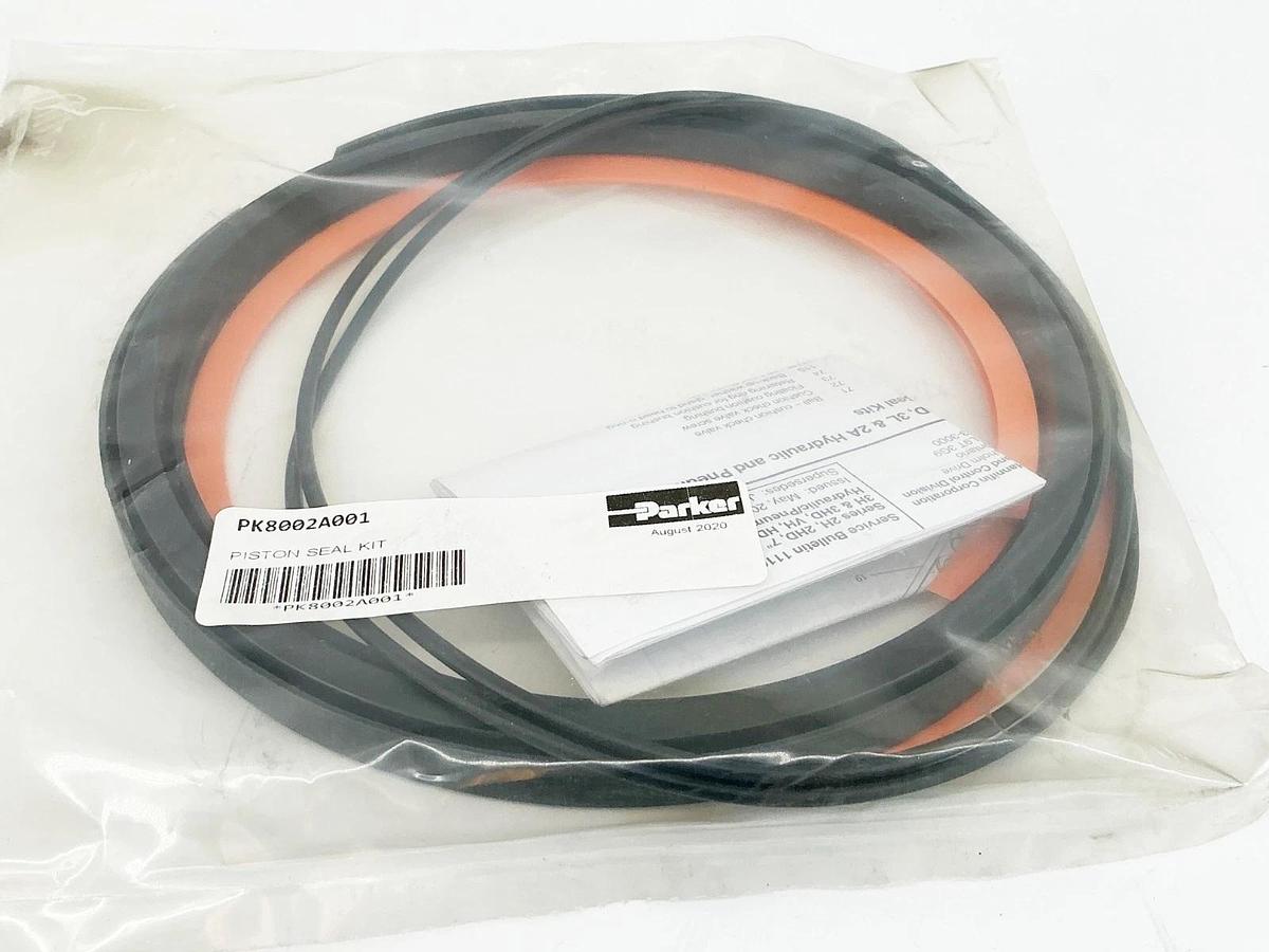 New Parker PK8002A001 Piston Seal Kit 2A Series 8" Class 1