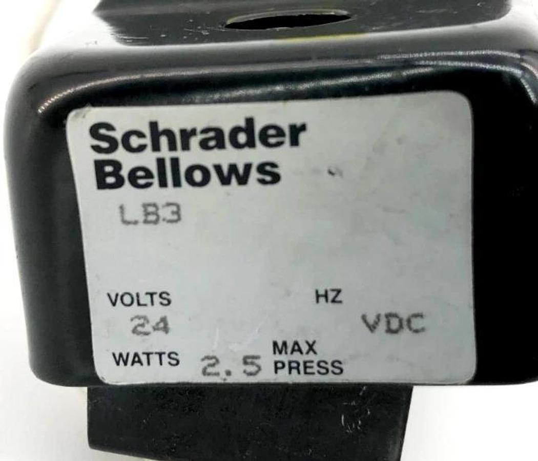New Schrader Bellows LB3 Coil 24VDC 2.5W - No Box