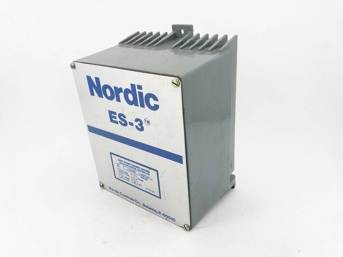 Used Nordic ES-3 Reduced Voltage Soft Start Induction Controller 460V 20A 1334300