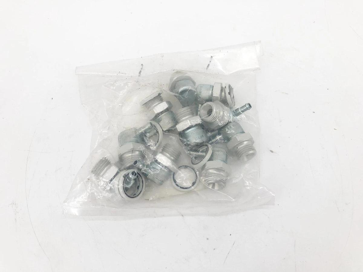 Bag of 10 New Festo LCN-1/4-PK-4 Barbed Elbow Fittings 2.9mm Nominal 12958