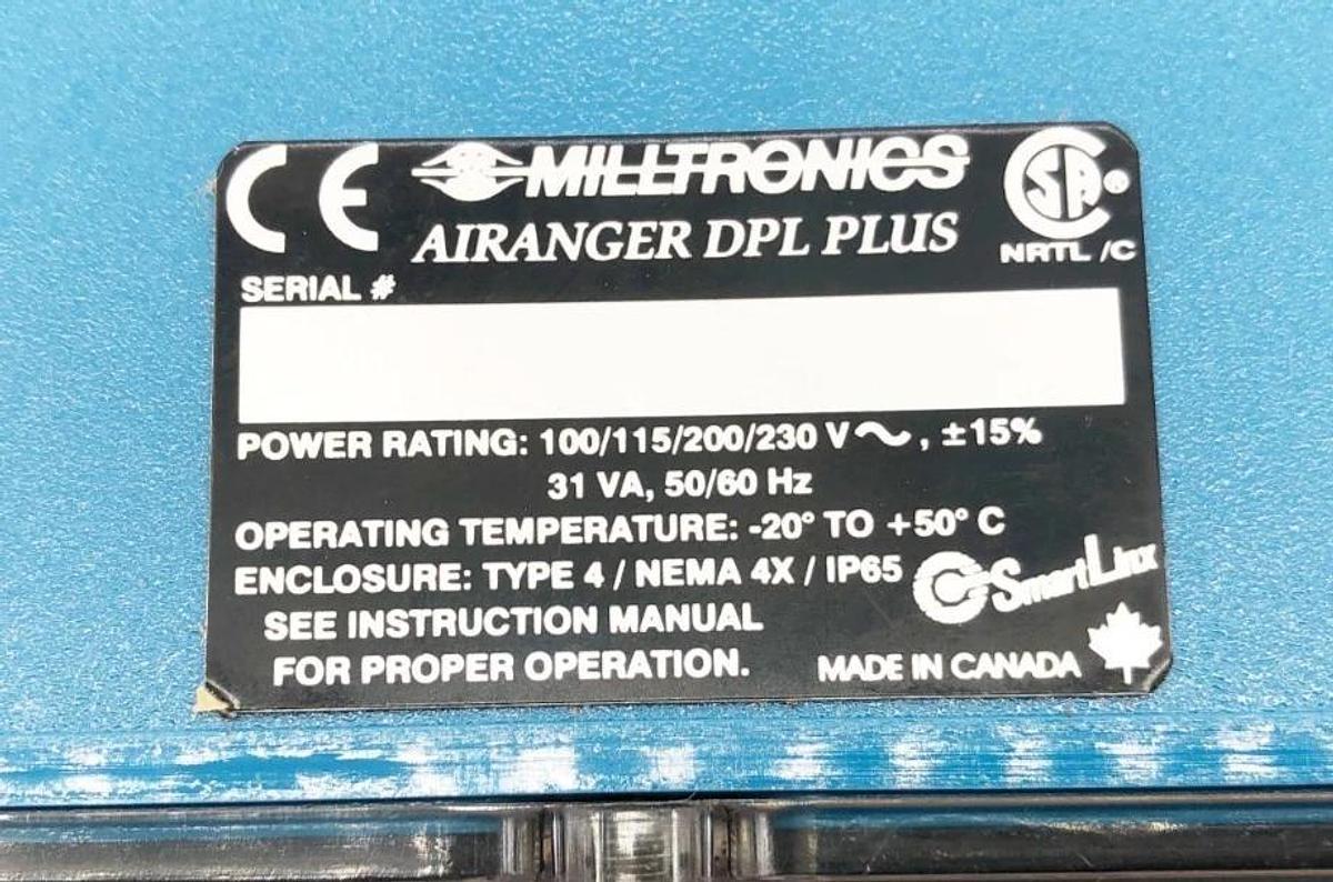 New Milltronics Airanger DPL Plus Level Monitoring System DPL011110111